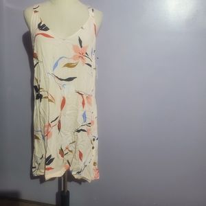 O'Neil floral sleeveless slip dress size large